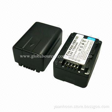 Camera Battery, Fit for Panasonic VBK180, Replacement for SDR-H100, T70, S70, H85, S50, T50, T55